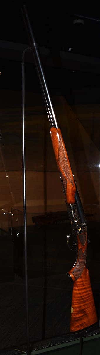 Winchester Model 21 Shotgun, 1973. Serial number 26352. Owned by James Doolittle. Gift of General James H. Doolittle. 1979.2.1