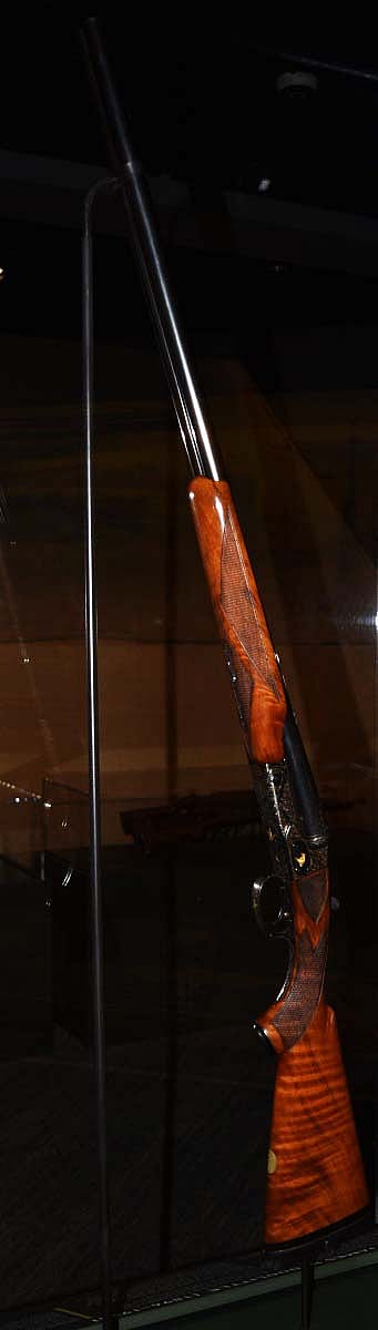 Winchester Model 21 Shotgun, 1973. Serial number 26352. Owned by James Doolittle. Gift of General James H. Doolittle. 1979.2.1