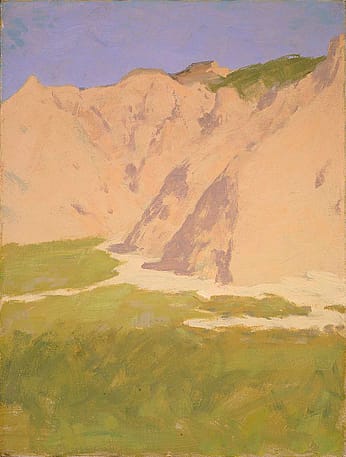 Frederic Remington (1861-1909). Untitled (sketch of barren mountains). Gift of The Coe Foundation. 17.67