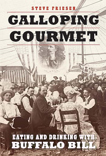 Cover of book, Galloping Gourmet by Steve Friesen, published by Bison Books.