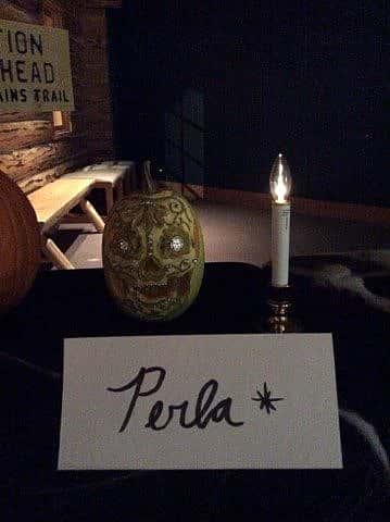 "Perla" was the winner of the staff Pumpkin Carving contest