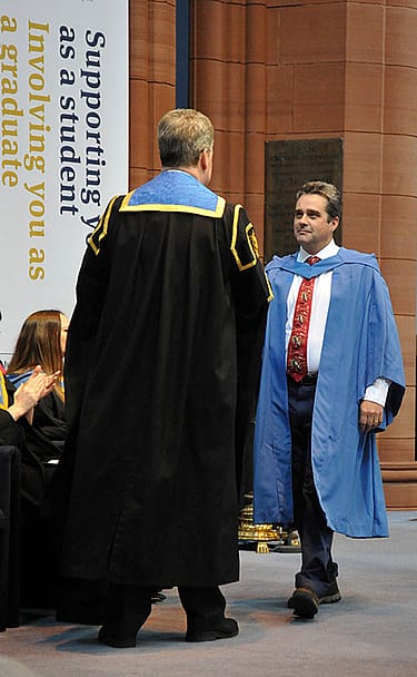 Dr. Jeremy M. Johnston receives his PhD from Strathclyde University, Glasgow, Scotland. Courtesy photo.