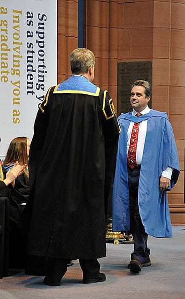 Dr. Jeremy M. Johnston receives his PhD from Strathclyde University, Glasgow, Scotland. Courtesy photo.