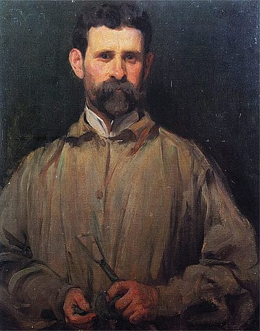 Robert William Vonnoh. "Alexander Phimister Proctor," 1903. Oil on canvas. National Academy of Design, New York. (1357-P)
