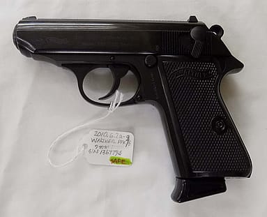 Walther PPK. Gift of Cortlandt S. Dietler. 2010.6.2a