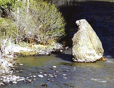 Fishing Bear Rock, from Bob's book "Cody to Yellowstone."