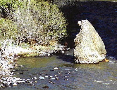 Fishing Bear Rock, from Bob's book "Cody to Yellowstone."