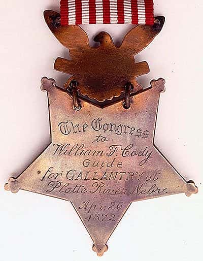 A Treasure from Our West: Buffalo Bill's Congressional Medal of Honor, reverse