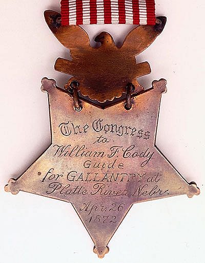A Treasure from Our West: Buffalo Bill's Congressional Medal of Honor, reverse
