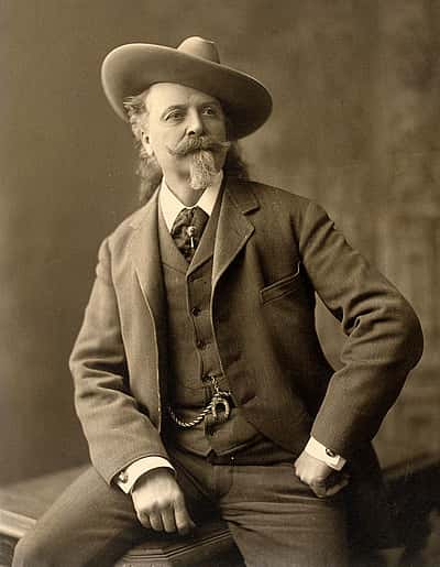 William F. Cody, ca 1900. Prince Studio, New York. MS 6 William F. Cody Collection. P.69.1068