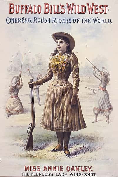 Miss Annie Oakley, The Peerless Lady Wing-Shot