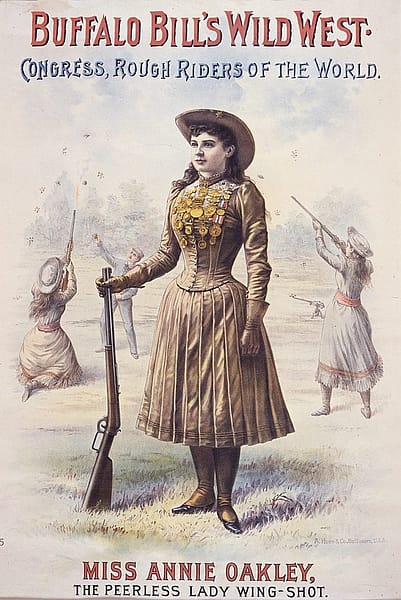 Miss Annie Oakley, The Peerless Lady Wing-Shot