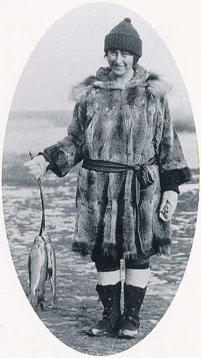 Mardy Murie as a youth in Alaska. Photo courtesy The Murie Center, Moose, Wyoming; The Murie Collection.