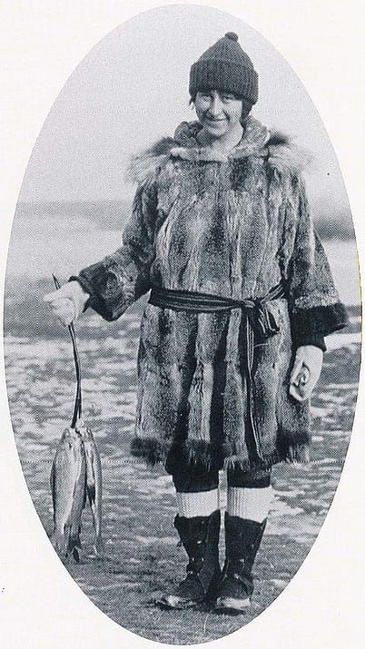 Mardy Murie as a youth in Alaska. Photo courtesy The Murie Center, Moose, Wyoming; The Murie Collection.