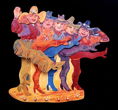 Western Chorus line by Audrey Roll-preissler