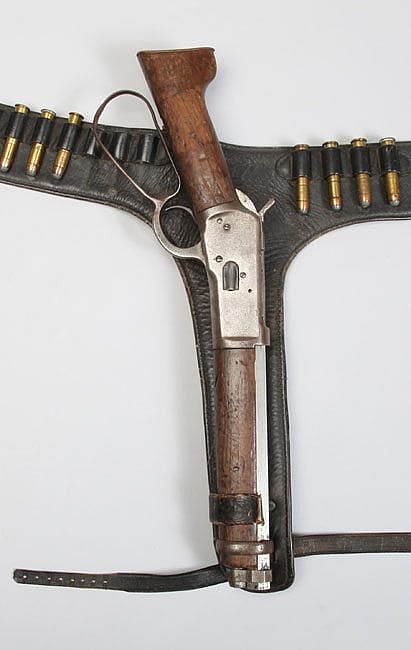 Credit - Autry National Center. Steve McQueen's Mairs Laig Carbine
