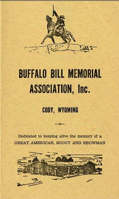 Buffalo Bill Memorial Association pamphlet