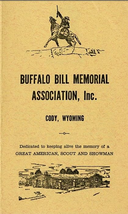 Buffalo Bill Memorial Association pamphlet