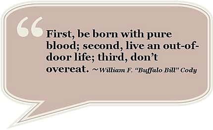 Buffalo Bill's beauty secrets