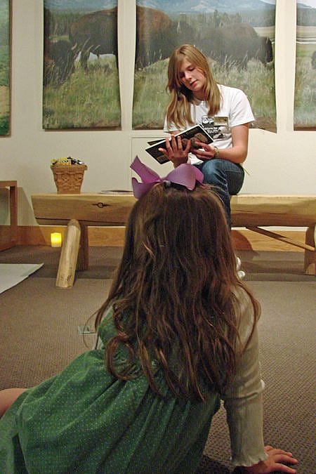 Owl stories, presented by the Raptor Experience's newest volunteer, Gen.