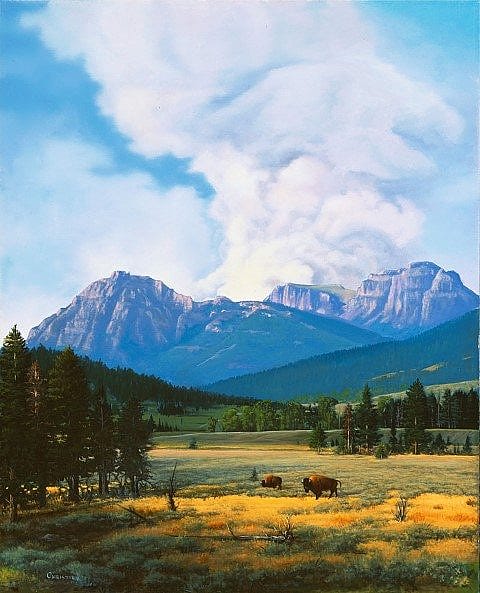 Reid Christie, "Lamar Valley—1988", Gift of Mr. and Mrs. W. D. Weiss, 12.98.1