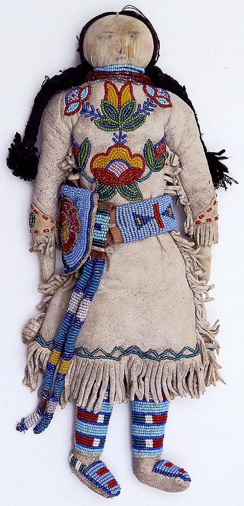 Doll, ca. 1910. Crow. In loving memory of Julia Frost Pasley Morrison. NA.507.99.1