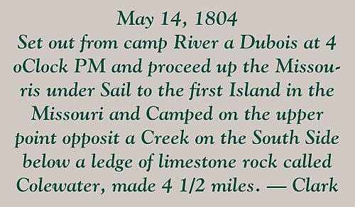 Points West blog 155: pull-out quote, May 14, 1804