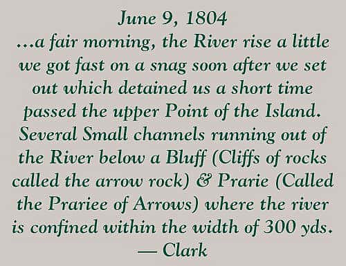 Points West blog 155: pull-out quote, June 9, 1804