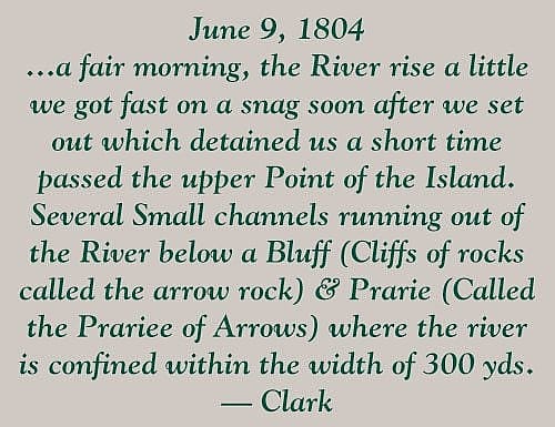 Points West blog 155: pull-out quote, June 9, 1804