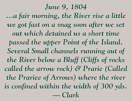 Points West blog 155: pull-out quote, June 9, 1804