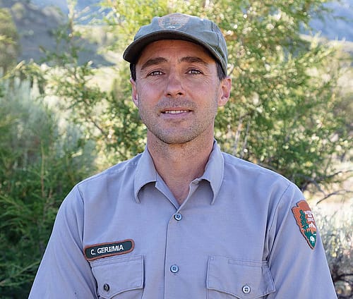 Chris Geremia. NPS photo by Jacob W. Frank.