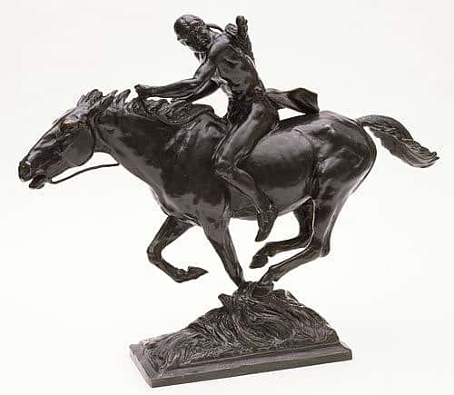 'Pursued' by Alexander Phimister Proctor. 11.75