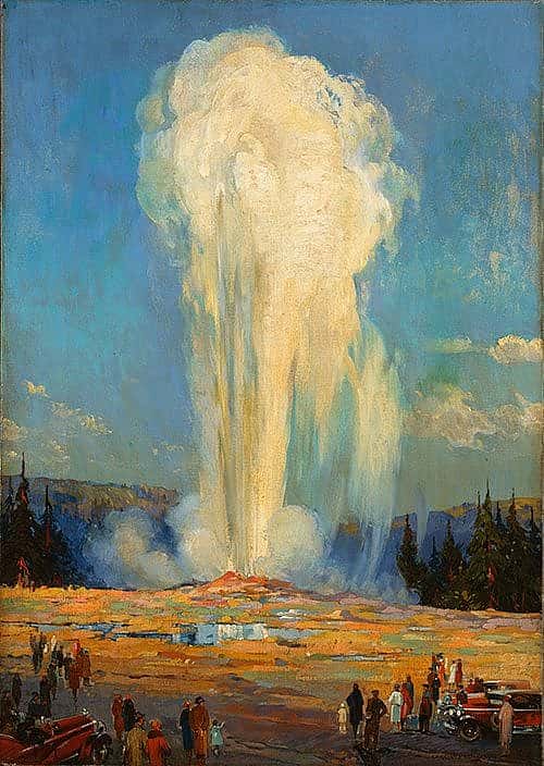Carl Preussl's Old Faithful, 1929. A Treasure from our West. 3.01