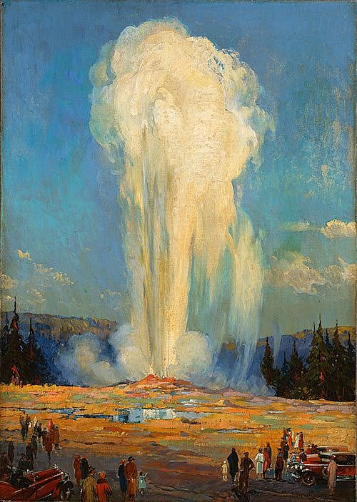 Carl Preussl's Old Faithful, 1929. A Treasure from our West. 3.01