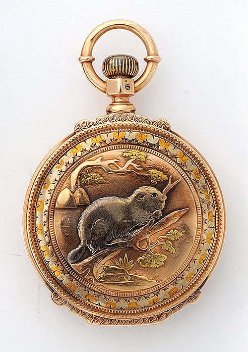 A Treasure from Our West: "White Beaver" pocket watch. 1.69.2658