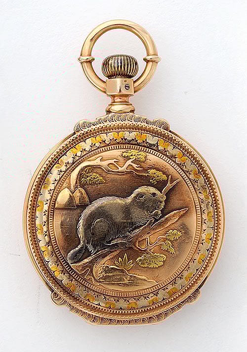 A Treasure from Our West: "White Beaver" pocket watch. 1.69.2658