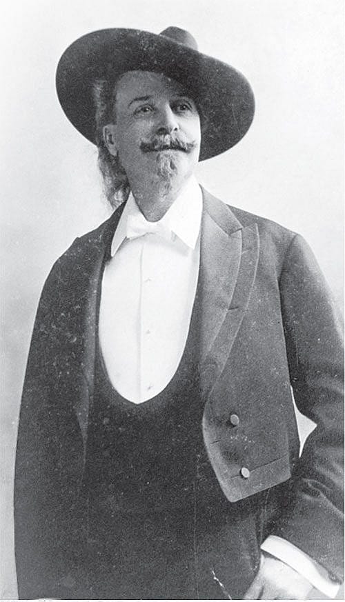 Buffalo Bill in tuxedo. Undated. Vincent Mercaldo Collection. P.71.1387