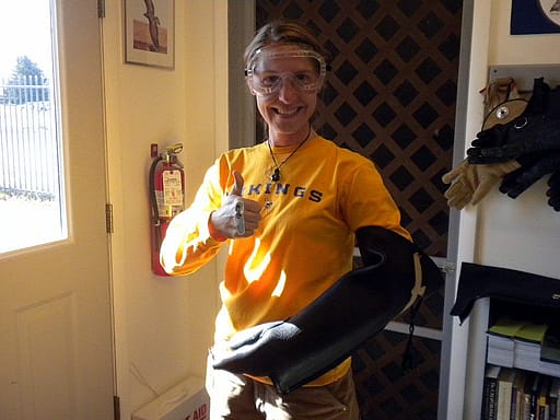 Lisa ready to take on anything.