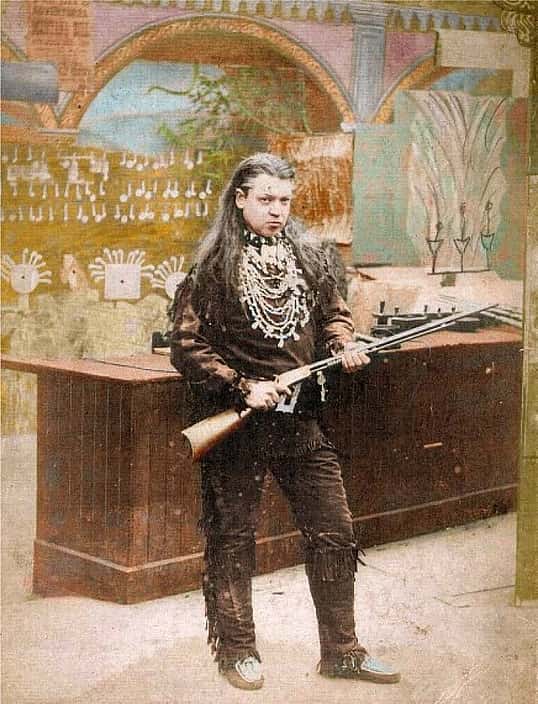 "Montana Bill was quite a picturesque object." Courtesy of the Bailey family of Rayleigh, Essex, UK.