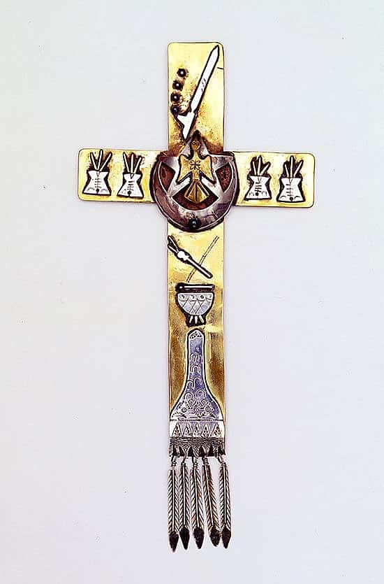 A Treasure from Our West: Native American Church cross. NA.502.48