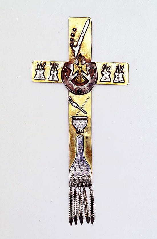 A Treasure from Our West: Native American Church cross. NA.502.48