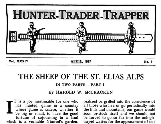 Fig. 8. One of Harold McCracken's many published magazine articles.
