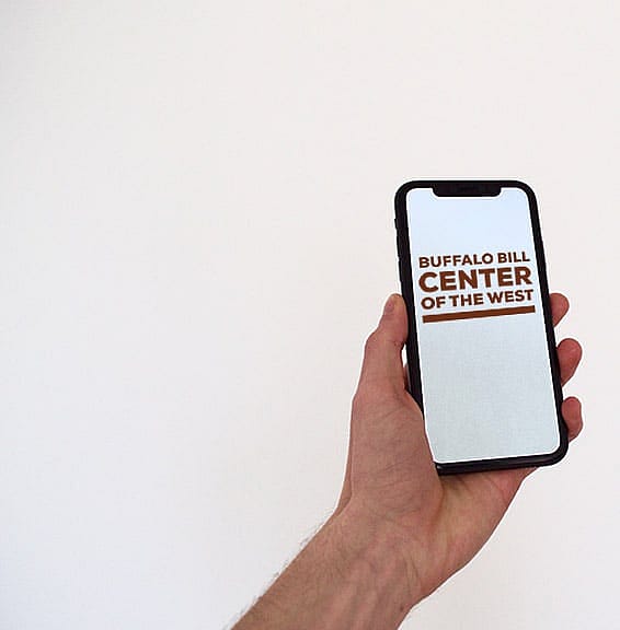 Hand holding a mobile phone