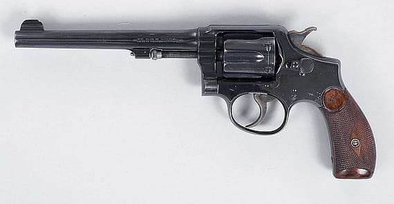Smith & Wesson Model 10. Gift of Janet Jerome and daughters in memory of John K. Jerome. 1999.17.168