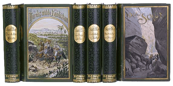 Karl May's "Collected Travel Novels," 1892. Karl May Museum photo.