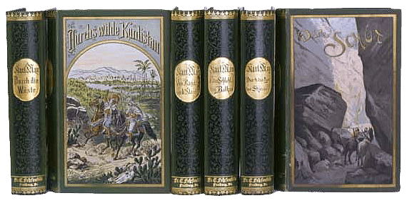 Karl May's "Collected Travel Novels," 1892. Karl May Museum photo.