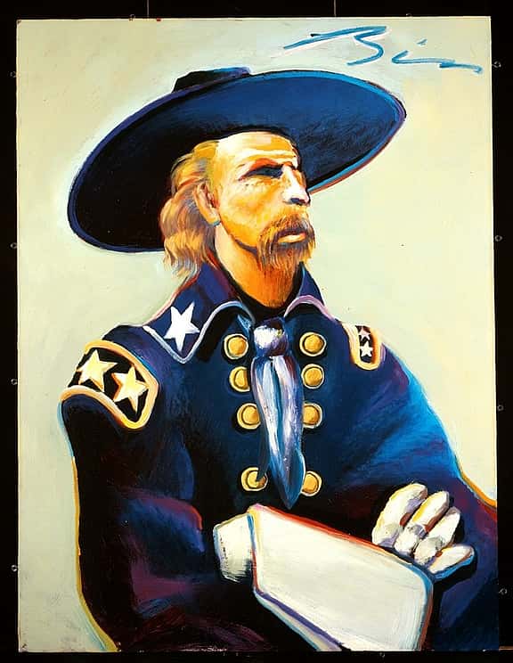 General Custer in Blue and Green by Earl Biss, 1996
