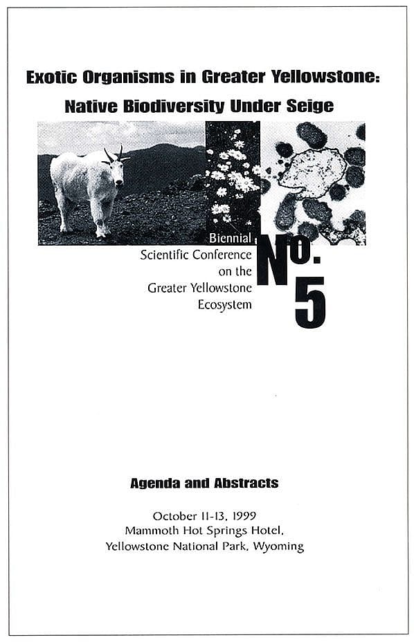 Program page: Biennial Scientific Conference on the Greater Yellowstone Ecosystem