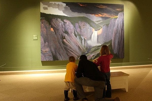Families look at art in a whole new way