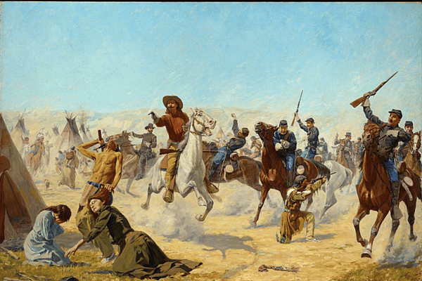 "The Summit Springs Rescue" by Charles Schreyvogel